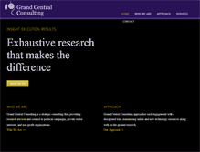Tablet Screenshot of grandcentralconsulting.com